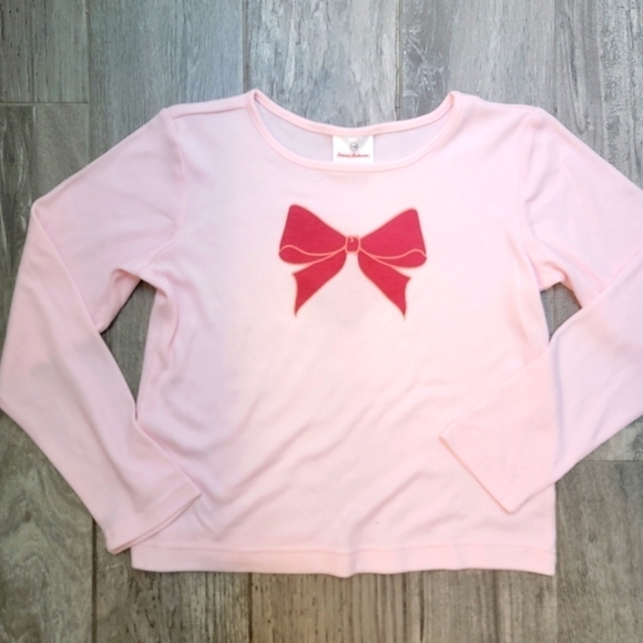 NWT Hanna Andersson Long Sleeve Top with Bow 140/10 - Picture 1 of 4
